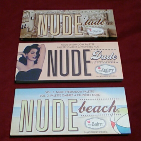 THE BALM 3 VOLUME SET EYESHADOW PALETTES